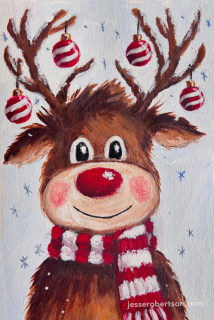 Adorable Rudolph — Keep It Colourful