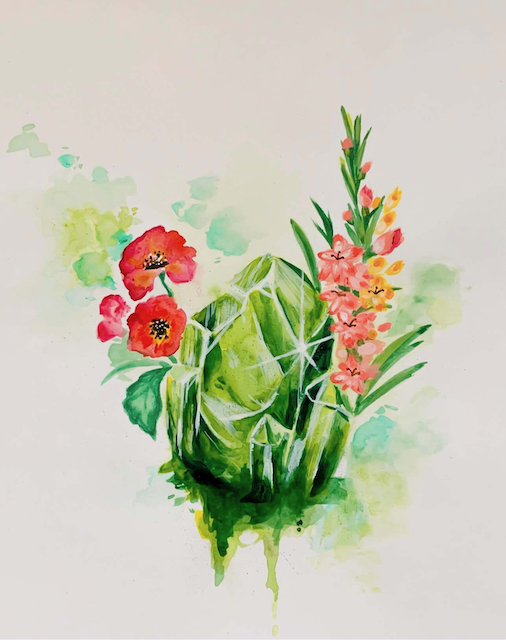 August Birthstone - Peridot Gladiolus